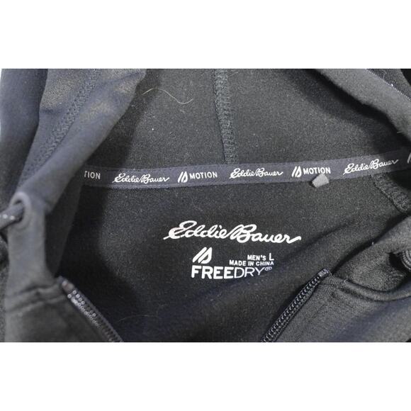 Eddie Bauer Fleece Hoodie Sweater FreeDry Full Zip Mens Size Large - Picture 9 of 10